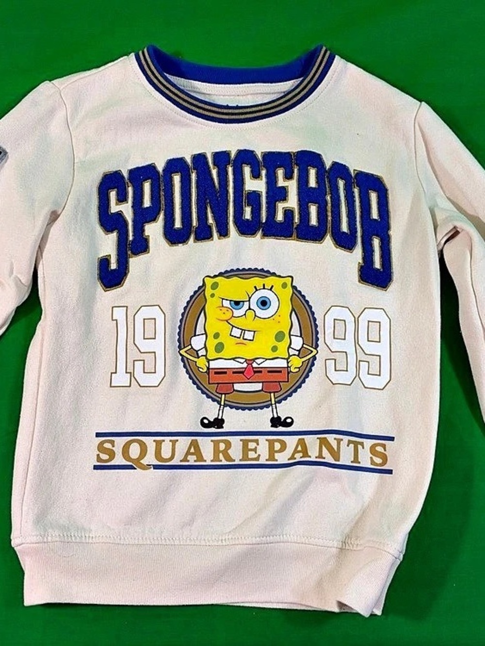Nickelodeon SpongeBob SquarePants Boys Crewneck Sweatshirt Size S (6-7)